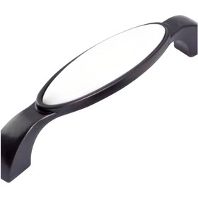 Resim Doğanlar Siyah Beyaz Elips Porselen 000 Desenli 128 mm Kulp (04 211 303143128 BP000) 