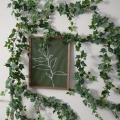 Resim 2 Metre Uzun, Plastikten Yapılmış, Tırmanma Sarmaşıklı; Ofisler, Bahçeler, Mağazalar, Yatak Odaları, Yemek Odaları, Kahve Masaları, Pencere Altı, Balkonlar, Düğler, Partiler, Doğuğm Günleri, Anneler Günü, İngilizce Noeller, Sevgililer Günü, Şükran Günü ve Daha Fazlası İçin Dekore Edilmeye Uygun. 