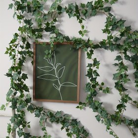 Resim 2 Metre Uzun, Plastikten Yapılmış, Tırmanma Sarmaşıklı; Ofisler, Bahçeler, Mağazalar, Yatak Odaları, Yemek Odaları, Kahve Masaları, Pencere Altı, Balkonlar, Düğler, Partiler, Doğuğm Günleri, Anneler Günü, İngilizce Noeller, Sevgililer Günü, Şükran Günü ve Daha Fazlası İçin Dekore Edilmeye Uygun. 