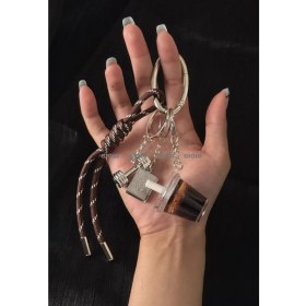 Resim Silver1 Sevimli Renkli Ip Peluş Ayı Kolye El Yapımı Oyuncaklar Küçük Bebek Çanta Çekicilik Sevimli Bebek Cep Telefonu Çekicilik (Yurt Dışından) 