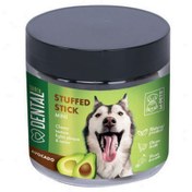Resim M-Pets Mini Dental Snack Avacado Stuffed Stick Köpek Ödülü 100 Gr 