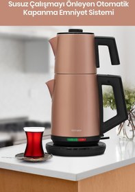 Resim GOLDMASTER SuperLux Rose Gold 18 Parça Avantajlı Elektronik Evlilik Paketi Elektrikli Mutfak Çeyiz Seti 