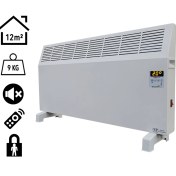 Resim Heatbox Konvektör Isıtıcı 1000W Uzaktan Kumandalı Dijital HBK1000D 