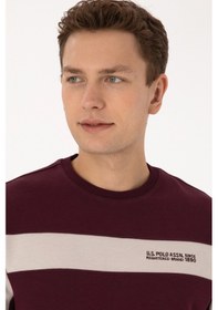Resim U.s. Polo Assn. Erkek Plum Sweatshirt 50316354-vr177 New Plum 