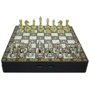 Resim Kenpazar Satranç Taşı Zamak Kutulu Satranç Takımı Seti Hediyelik 