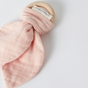 Resim Organicera Muslin Diş Kaşıyıcı Pembe Çok Renkli 