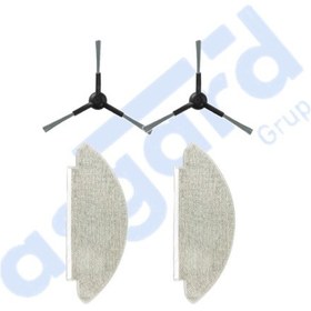 Resim Viomi V5 V5 Pro Alpha 2 Pro Uyumlu 2 Yan Fırça 2 Mop Pkt-iasgf0001036 