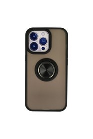 Resim artlab Art İphone 13 Pro Kılıf Montreal Yüzüklü Silikon Kapak - Siyah Lab 