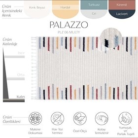 Resim Cool Halı Palazzo 06 Multy Bukle Salon Halısı Mutfak Halısı Çocuk Odası Halısı Kesme Koridor Yolluk 