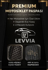 Resim LEVVİA RKS AZURE 50cc Uyumlu Premium Eva Motosiklet Paspası 