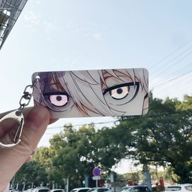 Resim [2D Düz] Anime ilhamlı şeffaf gözlük ve yıldız şık - Stil backpack aksesuarı, hayranlar ve koleksiyoncular için mükemmel hediye, rahat tarz, sevimli anahtarlık 