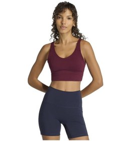 Resim Adidas W 3ss Ess Ms Kadın Bordo Sporcu Sütyeni Hz0874 