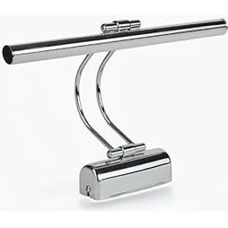 Resim Lidyahan Store 35 cm Elektrikli 3200K Gün Işığı Enerji Tasarruflu Flüt LED Aplik Banyo Tablo Çalışma Masası Duvar Sanat Eseri Ayna Dekoratif ve Modern Aydınlatma Gümüş (Krom) Renk 