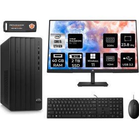 Resim Hp Pro Tower 290 G9 Intel Core I5 12500 40GB 2tb SSD RX550/4GB 23.8" Fhd Monitör W11P 6D3A5EA Masaüstü Bilgisayar & Per4 USB Bellek 6D3A5EAMNT1439 