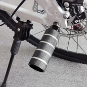 Resim 1 adet Dayanıklı Alüminyum Alaşımlı Dağ Bisikleti Arka Pedal - Silindirik Tasarım, Bisiklet Sürme için Sağlam Ayak Desteği, Bisiklet Aksesuarı, Dağ Bisikleti Ekipmanı 