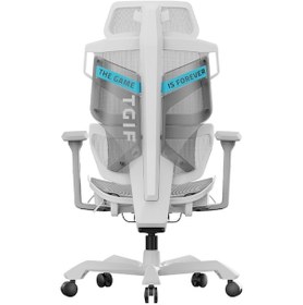 Resim Adore Gaming Ace Ultra Ergonomik Oyuncu Ve Yönetici Koltuğu-beyaz-gri 70x117-127x70 Cm Gxyxd 