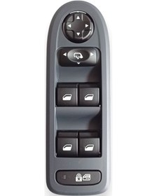 Resim Peugeot 3008 09-13 Sol Ön Kapı Dörtlü Cam Düğmesi Ayna Katlamalı 