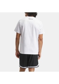Resim Reebok Basketball T-shırt 100214157 Erkek Tişört Beyaz S-xxl Beyaz 