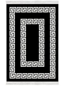 Resim Alanur Home Eko Trend Djt Yıkanabilir Kaymaz Taban 3 Lü Yatak Odası Takımı 650m Modern Siyah 