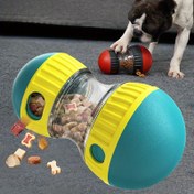 Resim İnteraktif Köpek Oyuncağı Yavaş Besleyici - Köpekler için Büyük Yuvarlanan Ödül Dağıtım Topu, Dayanıklı Plastik Malzeme, Yıkıcı Alışkanlıkları Önler ve Evcil Hayvan Zekasını Etkileşime Sokar 