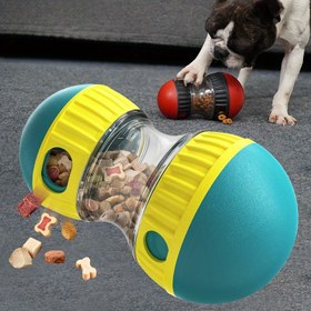 Resim İnteraktif Köpek Oyuncağı Yavaş Besleyici - Köpekler için Büyük Yuvarlanan Ödül Dağıtım Topu, Dayanıklı Plastik Malzeme, Yıkıcı Alışkanlıkları Önler ve Evcil Hayvan Zekasını Etkileşime Sokar 