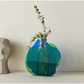 Resim Lijinxu Çiçek Vazo Modern Dekor Atölye Ekici Ev Ofis Yeşil Yeşil 