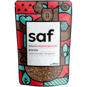 Resim SAF Kakaolu & Damla Çikolatalı Granola 360g 