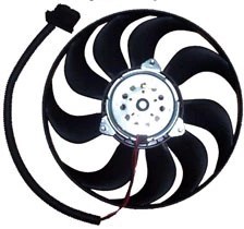 Resim Polo 4- 1999 2001 Klima Fanı Motorlu 2 Fişli (9 Kanat) 6Q0959455J 