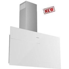 Resim Silverline 3364 Lınk Flat 60 CM Beyaz Cam Duvar Tipi Davlumbaz 