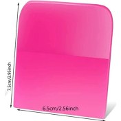 Resim Gateesat 1 Adet Pembe Çizilmeye Dayanıklı Araç Film Süngeri 3.94x2.95 İnç Oto Squeegee 