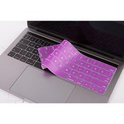 Resim Mor Macbook Pro Klavye Koruyucu Us-tr Baskı A1706 A1989 A2159 A1707 A1990 Uyumlu McStorey