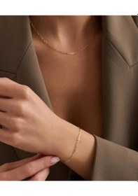 Resim Bayar Gold 14 Ayar Altın Ataş Set 