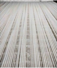 Resim Evdepo Home Kalın Çizgili Tül Perde Ekru 