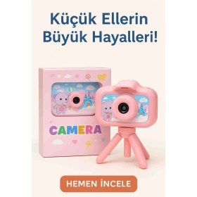 Resim Ayaklı Dijital Çocuk Fotoğraf Makinesi 
