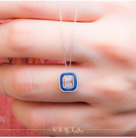Resim Venta 0.09 Karat 14K Mineli Baget Pırlanta Kolye 