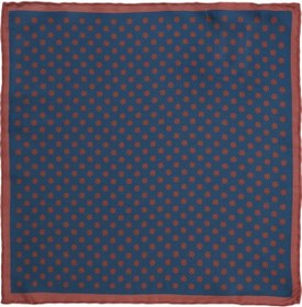 Resim AC&Co / Altınyıldız Classics Altınyıldız Classics Erkek Lacivert - Bordo Desenli Lacivert - Bordo Klasik Mendil 4A2922200019Lbrstn Lacivert - Bordo 