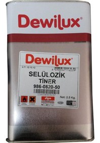 Resim Dewilüx Selülozik Tiner 2,5 Kg 
