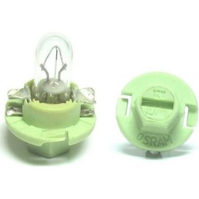 Resim Osram 12V Duylu Gösterge Ampulü Dipsiz 2W Küçük Yeşil N11.2162 