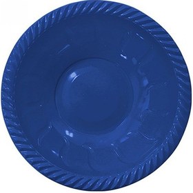 Resim Roll Up Plastik Yuvarlak Kase Mavi 22 CM. 6'lı 