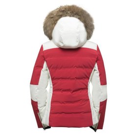 Resim Phenix Kadın Kayak Montu Chloe Hybrid Down with Real Fur Kırmızı 