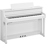 Resim Yamaha Clavinova CLP875WH Dijital Piyano (Beyaz) 