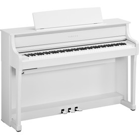 Resim Yamaha Clavinova CLP875WH Dijital Piyano (Beyaz) 
