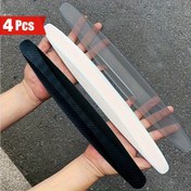 Resim 4 Adet Araç Tamponları - Dayanıklı Kauçuk Ön ve Arka Darbe Koruma, Çarpışma Önleyici Siyah & Beyaz Oto Tampon Koruyucuları, Araç Çizik Koruyucu | Akıcı Koruma | Şeffaf Koruyucu Katman 