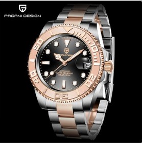 Resim Pagani Design Pd-1651 Yachtmaster Erkek Otomatik Saat Lüks Mekanik Kol Saati Paslanmaz Çelik Su Geçirmez Saat Rose Gold 