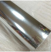Resim Chuangyinshop Hava Kabarcıksız Ultra Parlak Gümüş Krom Folyo 11.81x59.06inç 