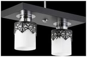 Resim Lambadar Ikili Modern Spor Model Dikdörtgen Tepsi Taçlı Siyah Avize Nocolor-58B4Cf18 Tek Ebat 3502-2Blktac 