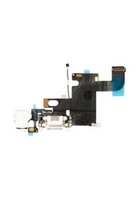 Resim iPhone 6 Uyumlu Kulaklık Soketli Şarj Soketli Film Beyaz 