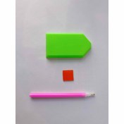 Resim El Yapımı Elmas Kalem, Toplu Satın Alma - Pembe Plastik Saplı ve Altın Uçlu Kare, Yuvarlak & Düzensiz Şekilli Nakış Araçları DIY Mozaik Sanat Seti > Elmas Boyama Araçları ve Aksesuarlar 