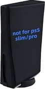 Resim Wigearss PS5 konsolu için toz koruyucu kılıf, su sıçramasına karşı su geçirmez kılıf, PS5 Slim için değil 