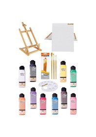 Resim Artdeco 140 Ml Akrilik Boya 10'lu - Masaüstü Şövale Seti 